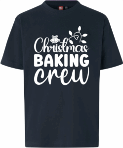 Christmas Baking Crew – kids GAME® T-shirt Navy
