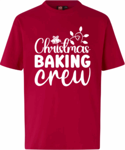Christmas Baking Crew – kids GAME® T-shirt Rød