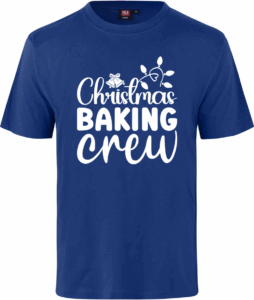 Christmas Baking Crew GAME® T-shirt Kongeblå