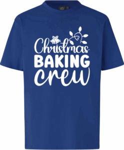 Christmas Baking Crew – kids GAME® T-shirt Kongeblå
