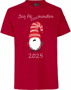 Jeg fik IKKE mandlen 2025 Rød