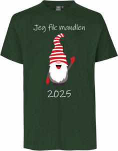 Jeg fik mandlen 2025 Flaskegrøn