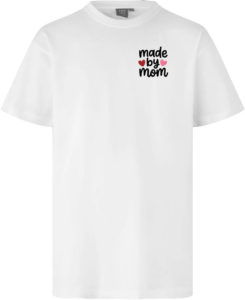 Made By Mom T-shirt | Børn Hvid