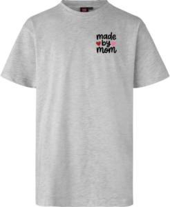 Made By Mom T-shirt | Børn Snow melange