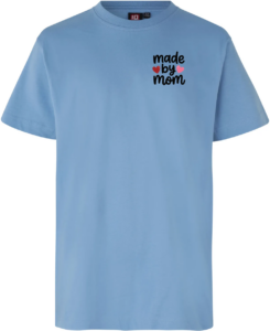 Made By Mom T-shirt | Børn Lys blå