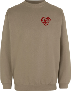 I Love Mom Sweatshirt Sand
