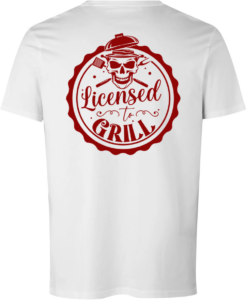 Licensed To Grill T-shirt Hvid