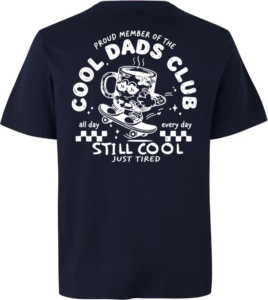 Cool Dads Club T-shirt Navy
