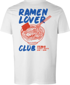 Ramen Lover Club T-shirt Hvid
