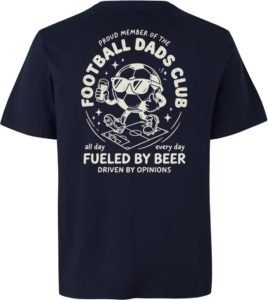 Football Dads Club T-shirt Navy