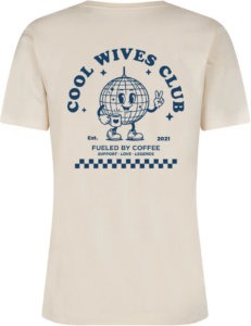 Cool Wives Club T-shirt Off White