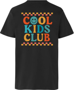 Cool Kids Club Smiley T-shirt Sort