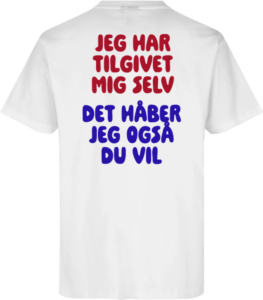 Tilgiv Mig T-shirt Hvid