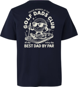 Golf Dads Club T-shirt Navy
