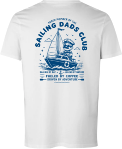 Sailing Dads Club T-shirt Hvid