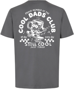 Cool Dads Club T-shirt Silver grey