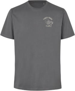 Tired Dads Club T-shirt Silver grey