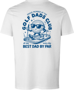 Golf Dads Club T-shirt Hvid