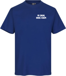 Vi Skal Videre T-shirt Kongeblå