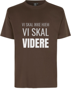 Vi Skal Videre T-Shirt Mocca