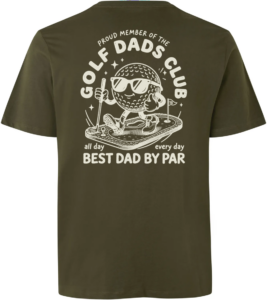 Golf Dads Club T-shirt Oliven