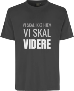 Vi Skal Videre T-Shirt Koks grå