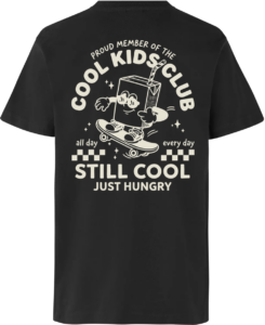 Cool Kids Club T-shirt Sort