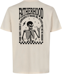 Fatherhood Rock T-shirt Off White