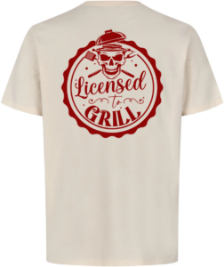 Licensed To Grill T-shirt Off White