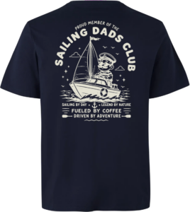 Sailing Dads Club T-shirt Navy