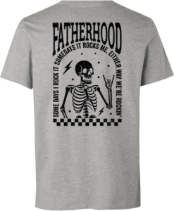 Fatherhood Rock T-shirt Lys grå melange