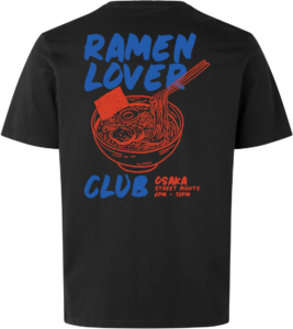 Ramen Lover Club T-shirt Sort