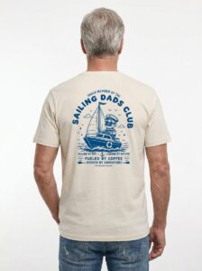 Sailing Dads Club T-shirt Off White