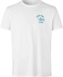 Tired Dads Club T-shirt Hvid