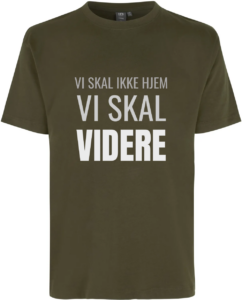 Vi Skal Videre T-Shirt Oliven