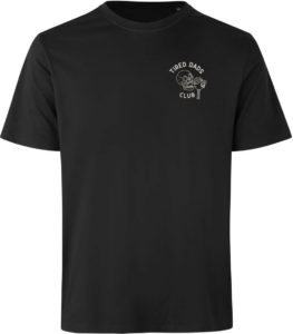 Tired Dads Club T-shirt Sort