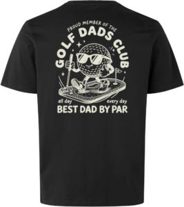 Golf Dads Club T-shirt Sort