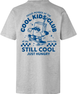 Cool Kids Club T-shirt Snow melange
