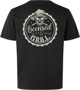 Licensed To Grill T-shirt Sort