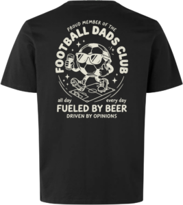 Football Dads Club T-shirt Sort