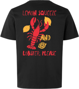 Lemon Squeeze, Lobster Please T-shirt Sort