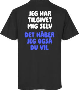 Tilgiv Mig T-shirt Sort