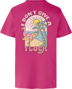 I Don’t Give A Flock T-shirt | Børn Pink