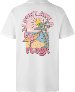 I Don’t Give A Flock T-shirt | Børn Hvid