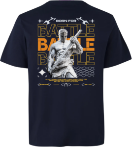 Born for Battle T-shirt Navy