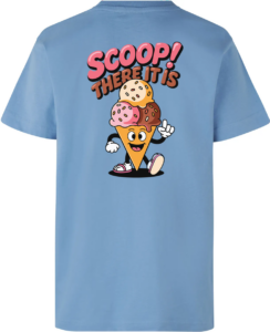 Scoop! There It Is T-shirt | Børn Lys blå