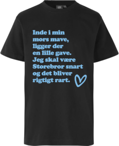 En Lille Gave – Storebror | T-shirt Sort