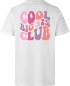 Cool Big Sis Club | T-shirt Hvid