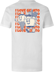 I Love Gelato T-shirt | Børn Hvid