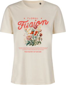 Floral Fushion T-shirt | Dame Off White